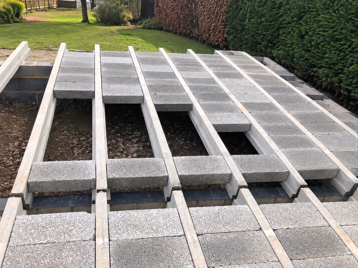 Block and beam flooring installation and ground preparation